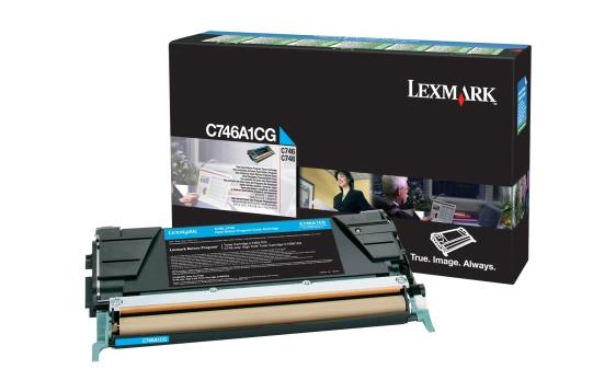 108750 Lexmark  Toner LEXMARK C746A1CG  7K bl&#229; 
